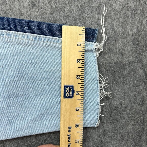 Hollister Two Tone Ultra High Rise Mom Jeans Women's Size 9 / 29 X 27 Distressed - Picture 11 of 12